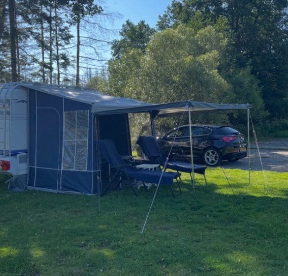 Isabella voortent/deeltent met luifel, Ophalen, Zo goed als nieuw