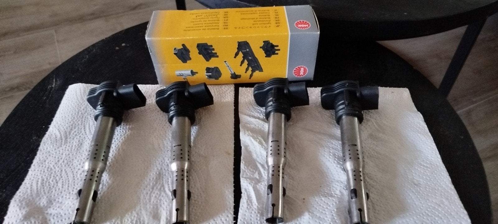 NGK 4x Bobine Audi A5 2.0 211 PK, Ophalen of Verzenden, Gebruikt, Audi