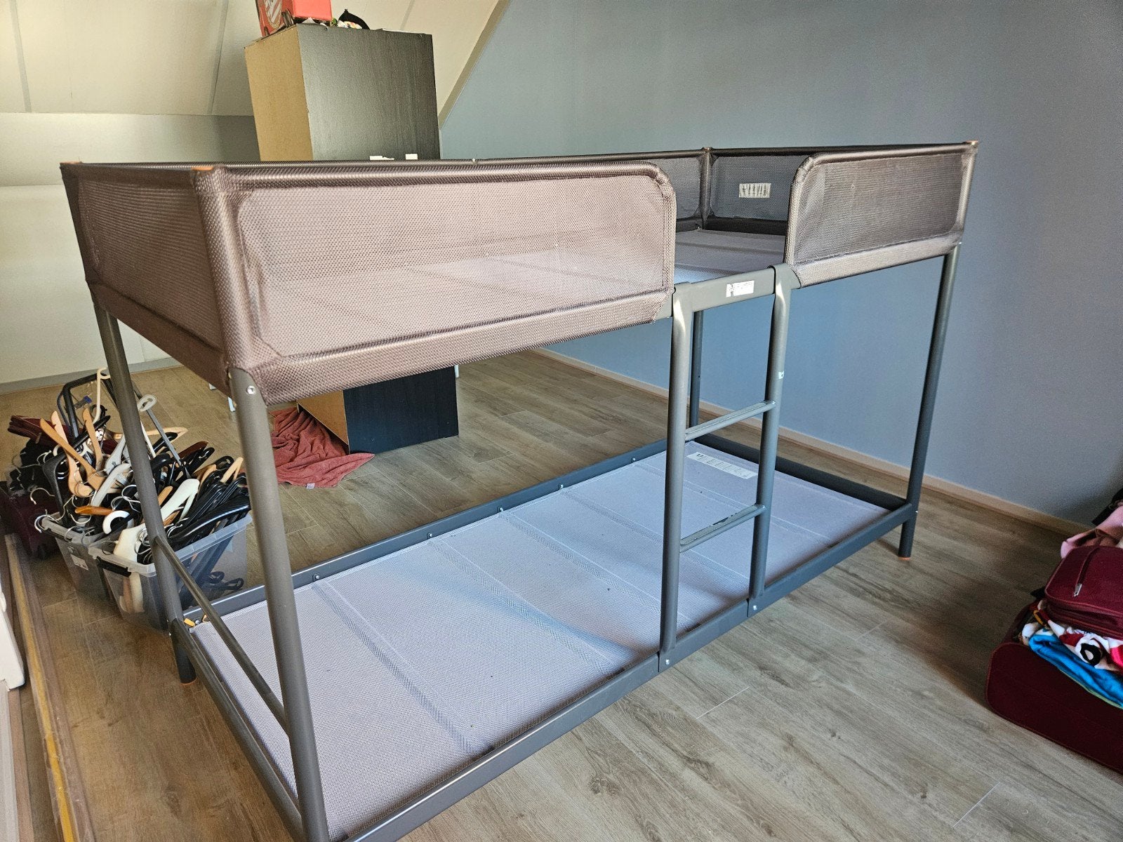 IKEA Tuffing stapelbed 90 x 200 cm, Huis en Inrichting, Slaapkamer | Stapelbedden en Hoogslapers, Ophalen, Gebruikt, 90 cm, Tweepersoons