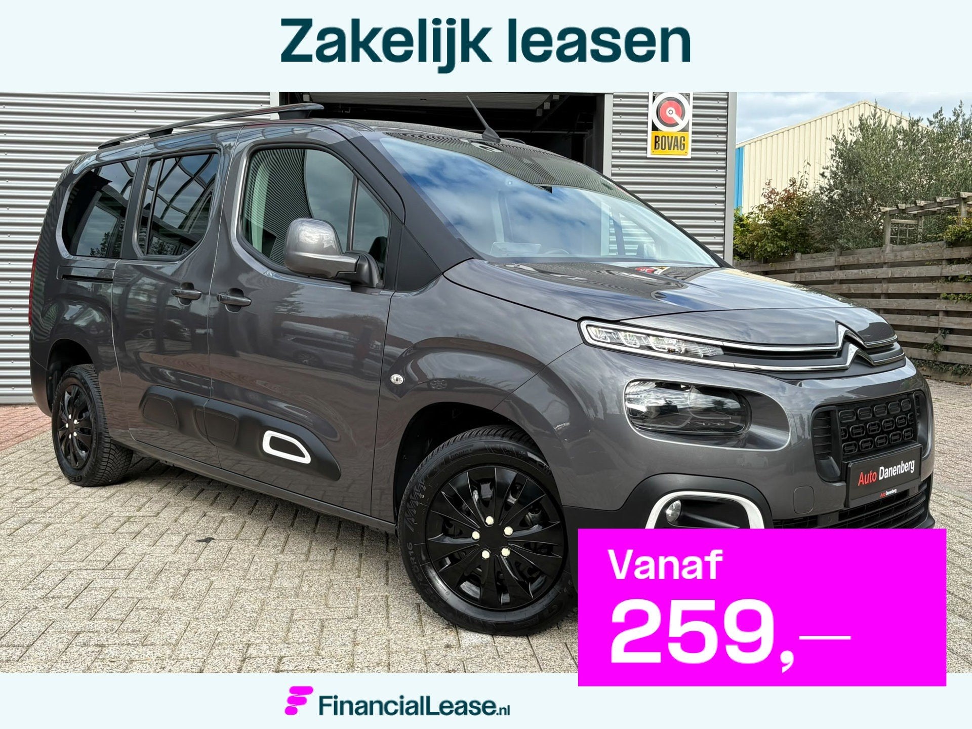 Citroen Berlingo XL 1.2 PureTech Shine AUTOMAAT, GARANTIE,, Dealer onderhouden, Stof, Zwart, Origineel Nederlands