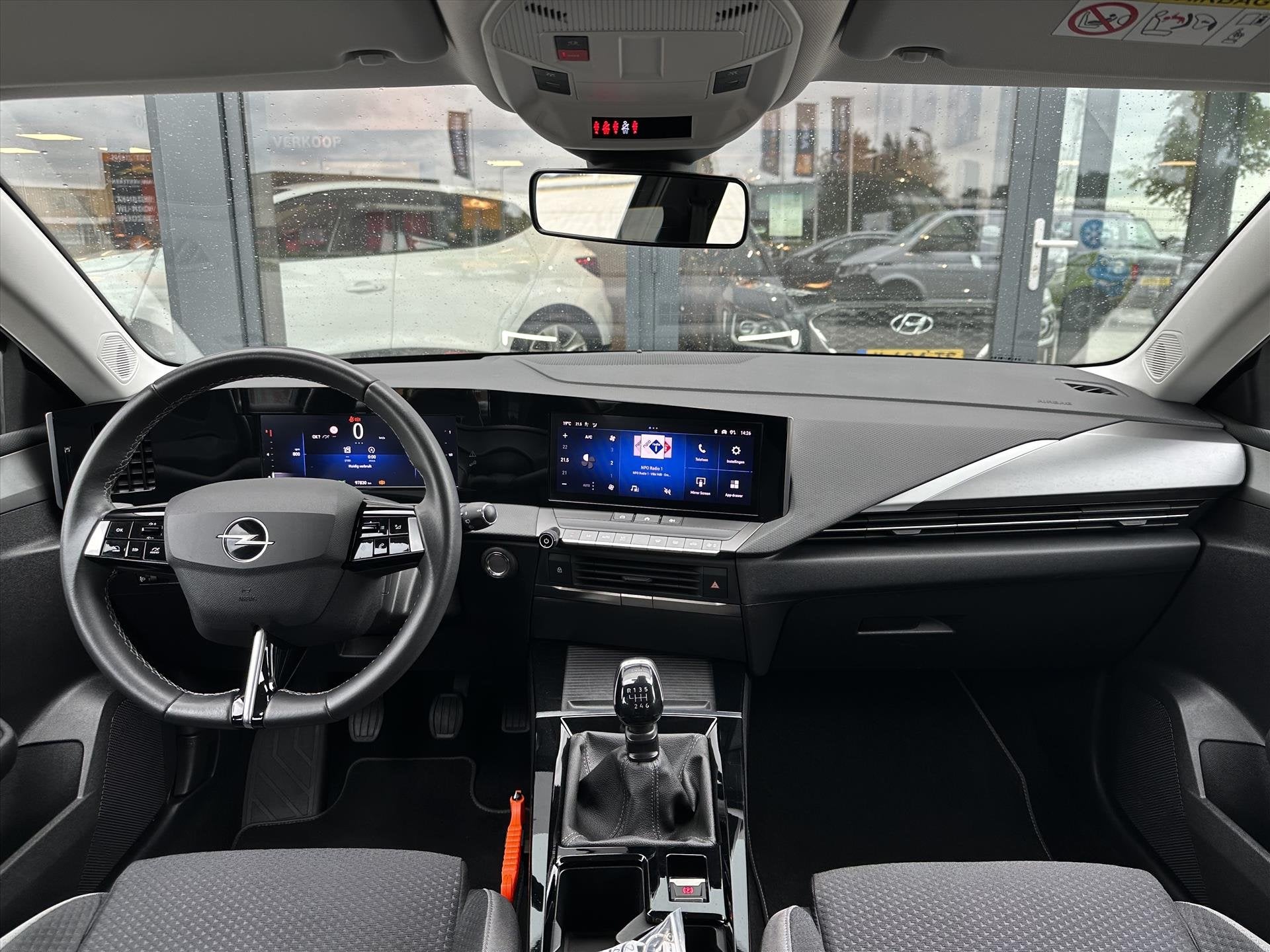 OPEL Astra 1.2 Turbo 110pk | Carplay | Climate C. | PDC V+A, Auto's, Stof, Origineel Nederlands, Bedrijf, Handgeschakeld