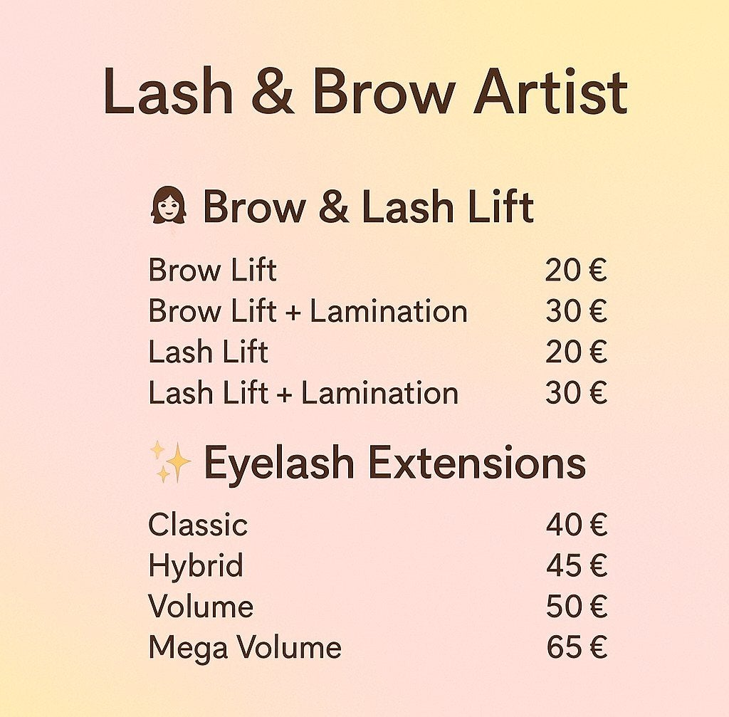 wimper en brow lift + extension, Ophalen of Verzenden