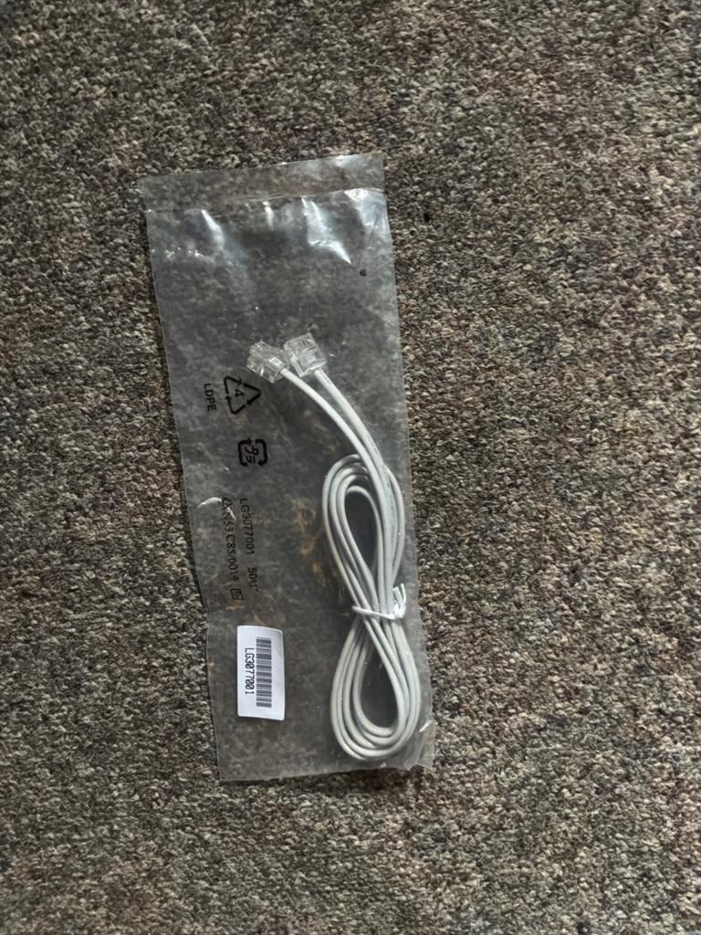 Telefoonkabel / RJ11 kabel - Nieuw in verpakking, Ophalen, Zo goed als nieuw