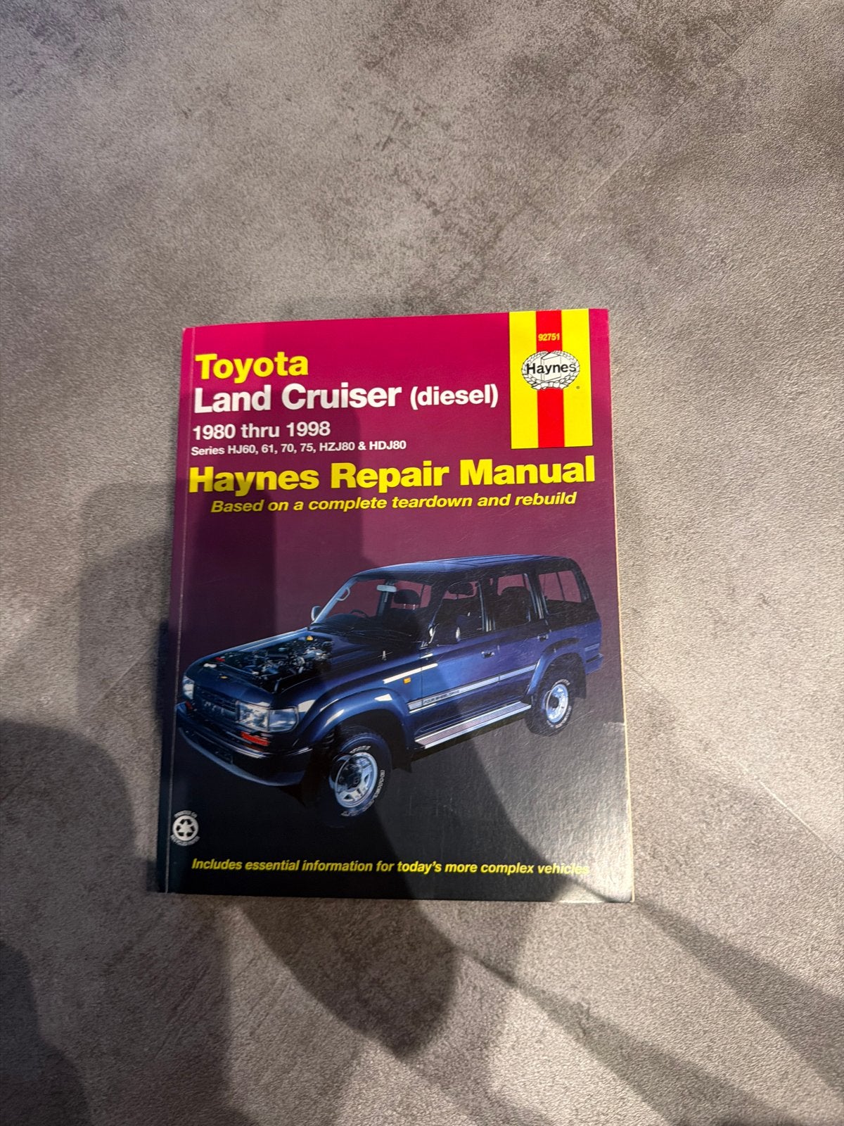 Haynes Reparatiehandleiding Toyota Land Cruiser (diesel), Ophalen of Verzenden, Zo goed als nieuw, Toyota