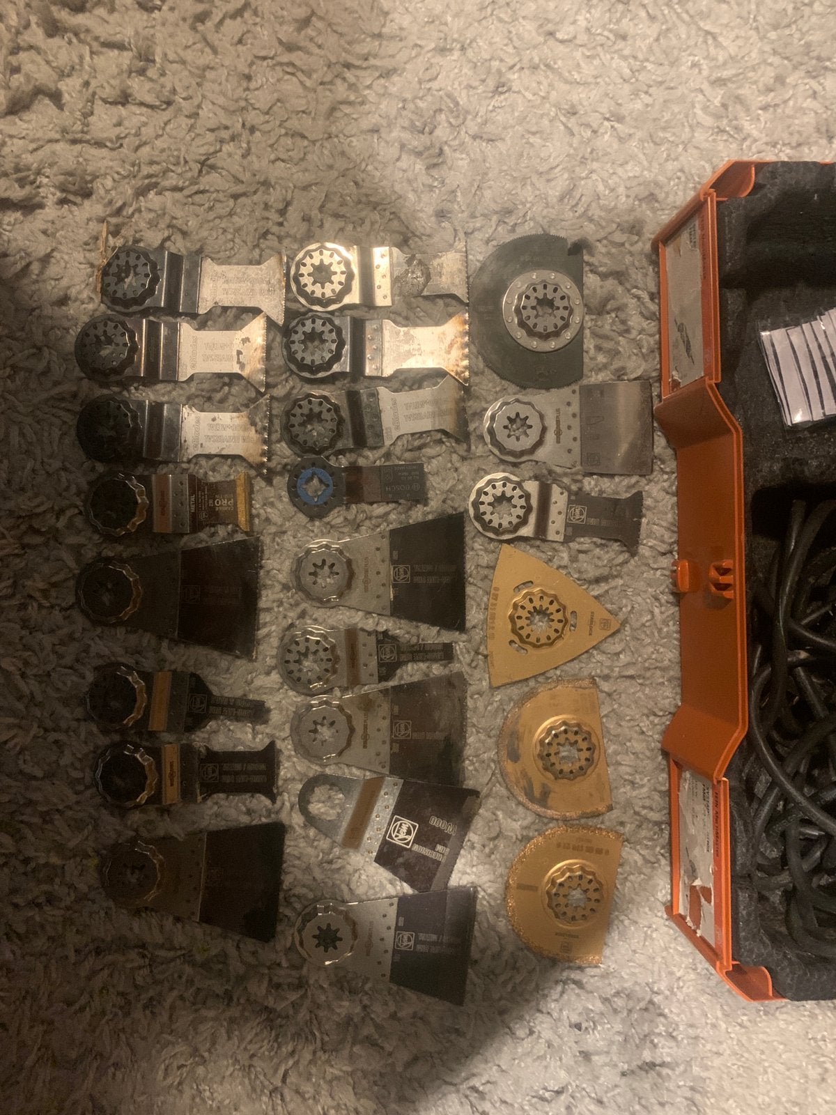 Fein multitool heel veel opzetstukken, Doe-het-zelf en Verbouw, Ophalen of Verzenden, Zo goed als nieuw