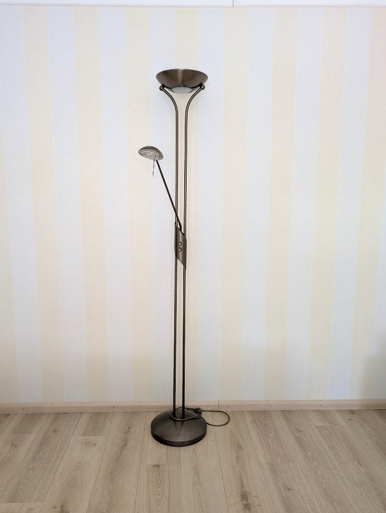 Vloerlamp bronskleur, Ophalen, Gebruikt, 150 tot 200 cm