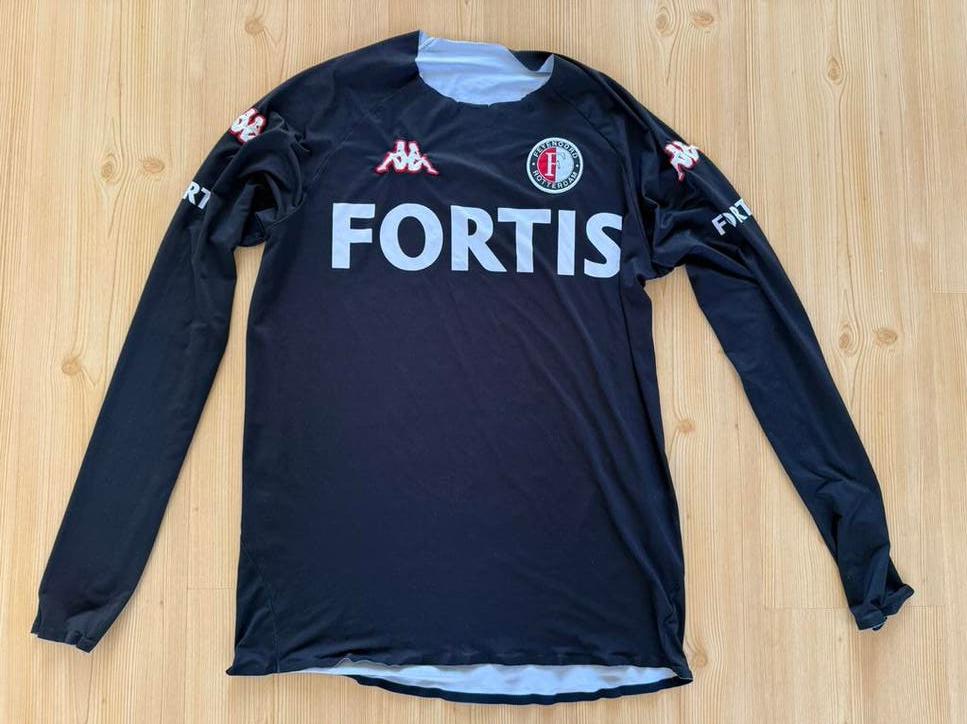 Shirt Feyenoord longsleeve, Ophalen of Verzenden, Gedragen, Zwart, Voetbal