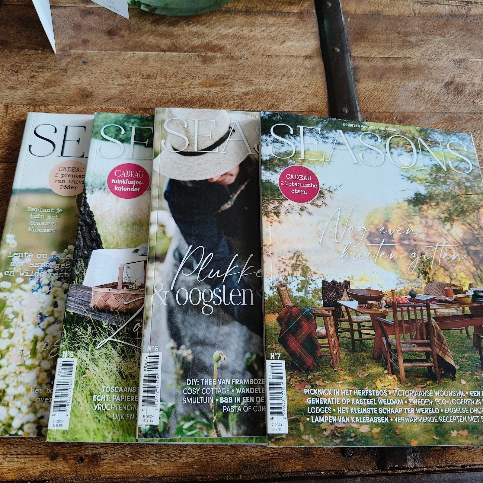 Seasons Magazine - Complete Jaargang 2024 (Nrs. 4, 5, 6, 7), Ophalen of Verzenden, Zo goed als nieuw, Overige typen