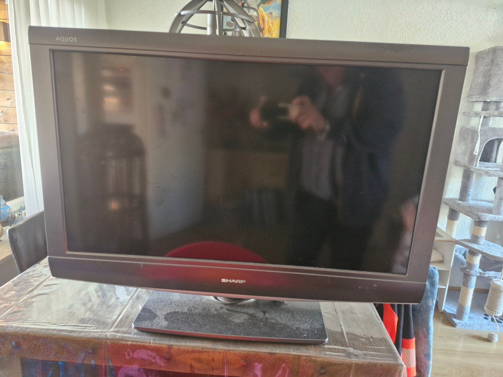 Sharp Aquos LCD TV - Goede staat, Audio, Tv en Foto, Ophalen, Gebruikt, 50 Hz, LCD