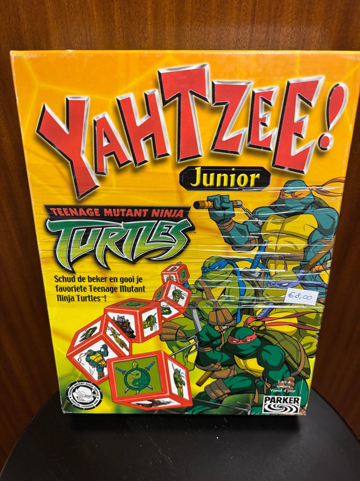 Yahtzee Junior Teenage Mutant Ninja Turtles dobbelspel, Een of twee spelers, Ophalen of Verzenden, Gebruikt