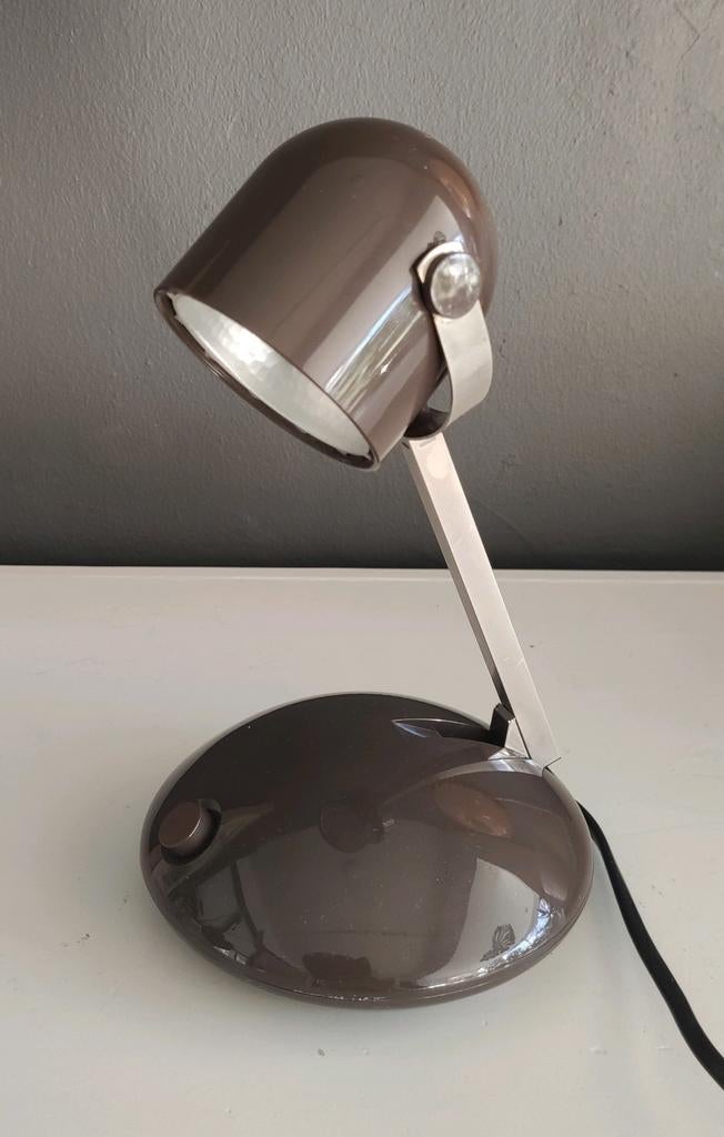 Vintage Eichhoff Werke Telescoop Bureaulamp, Space Age desig, Ophalen of Verzenden, Gebruikt, Metaal, Minder dan 50 cm