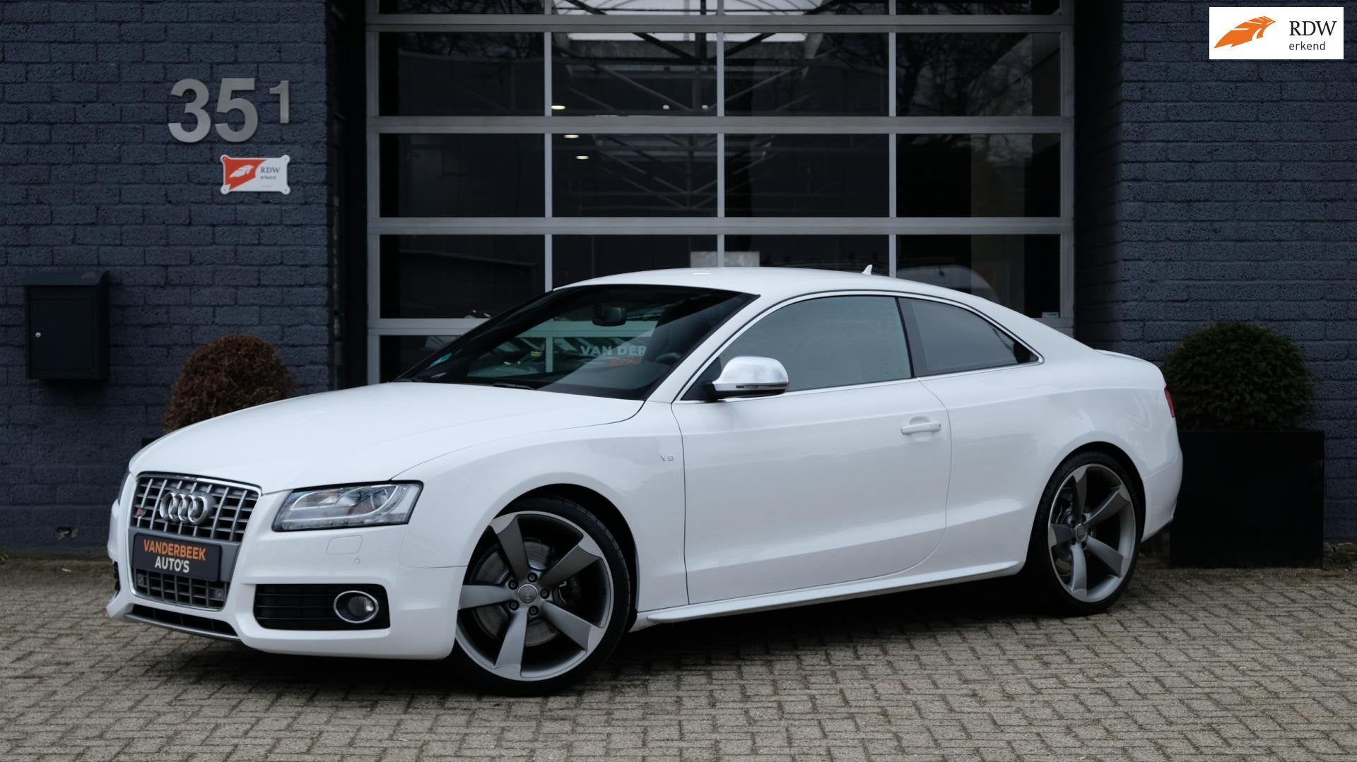 Audi S5 Coupé 4.2 FSI quattro 354PK 20inch RS5 Rotor, Auto's, Gebruikt, 4 stoelen, Wit, Bedrijf