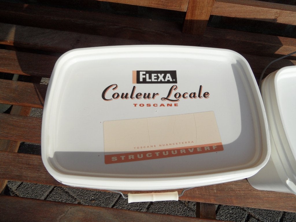 Flexa structuurverf  - Couleur Locale  Toscane nr 2530 NIEUW, 5 tot 10 liter, Ophalen of Verzenden, Nieuw, Overige kleuren