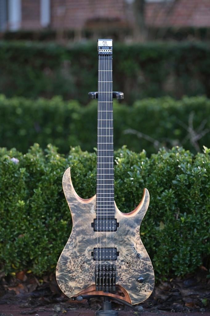Mayones Hydra 6 Elite - Graphite Satine, Muziek en Instrumenten, Snaarinstrumenten | Gitaren | Elektrisch, Overige merken, Gebruikt