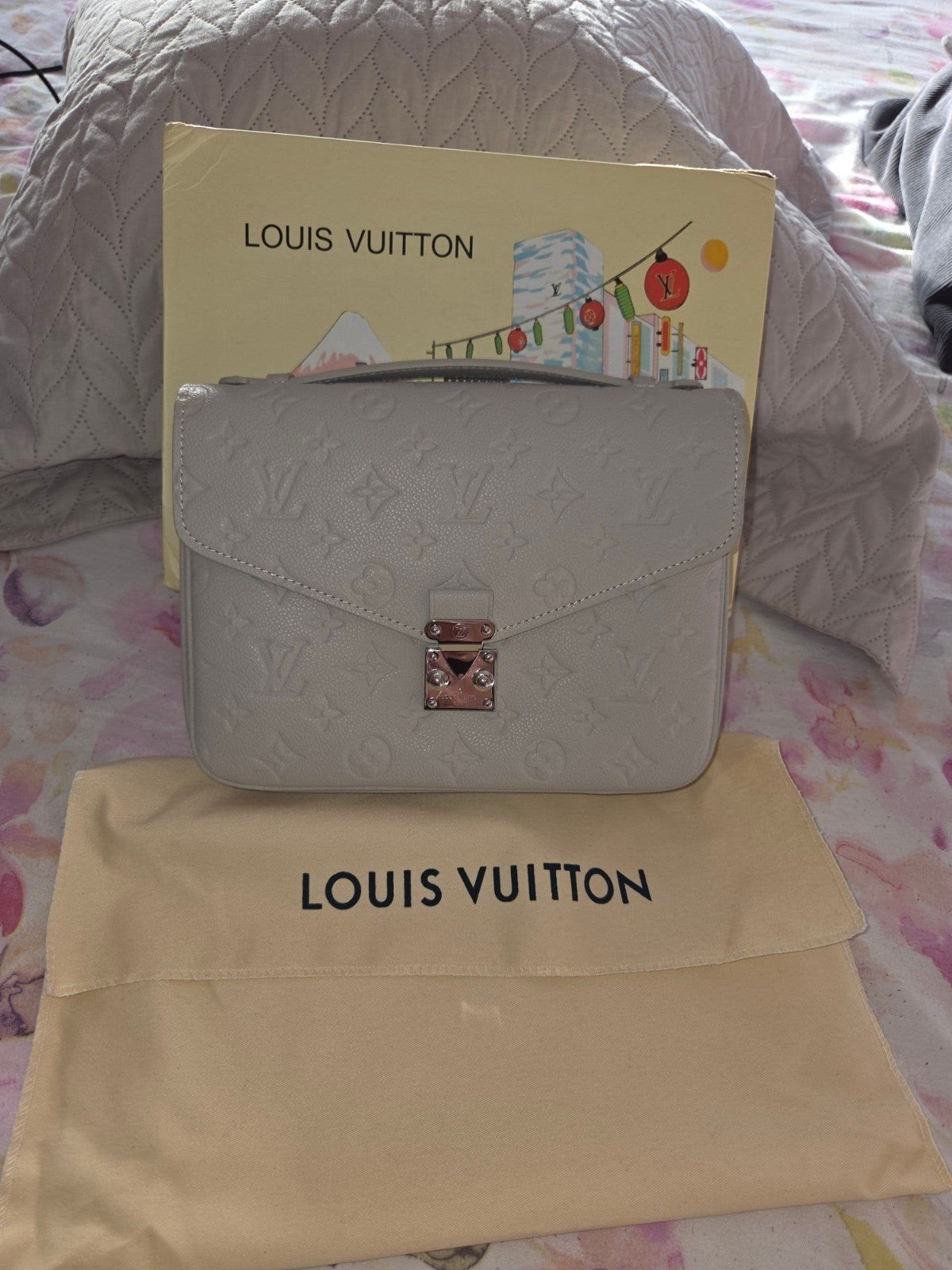 Louis vuitton tas pochette Métis BRUME GRAY €90, Ophalen of Verzenden, Nieuw, Grijs, Overige typen