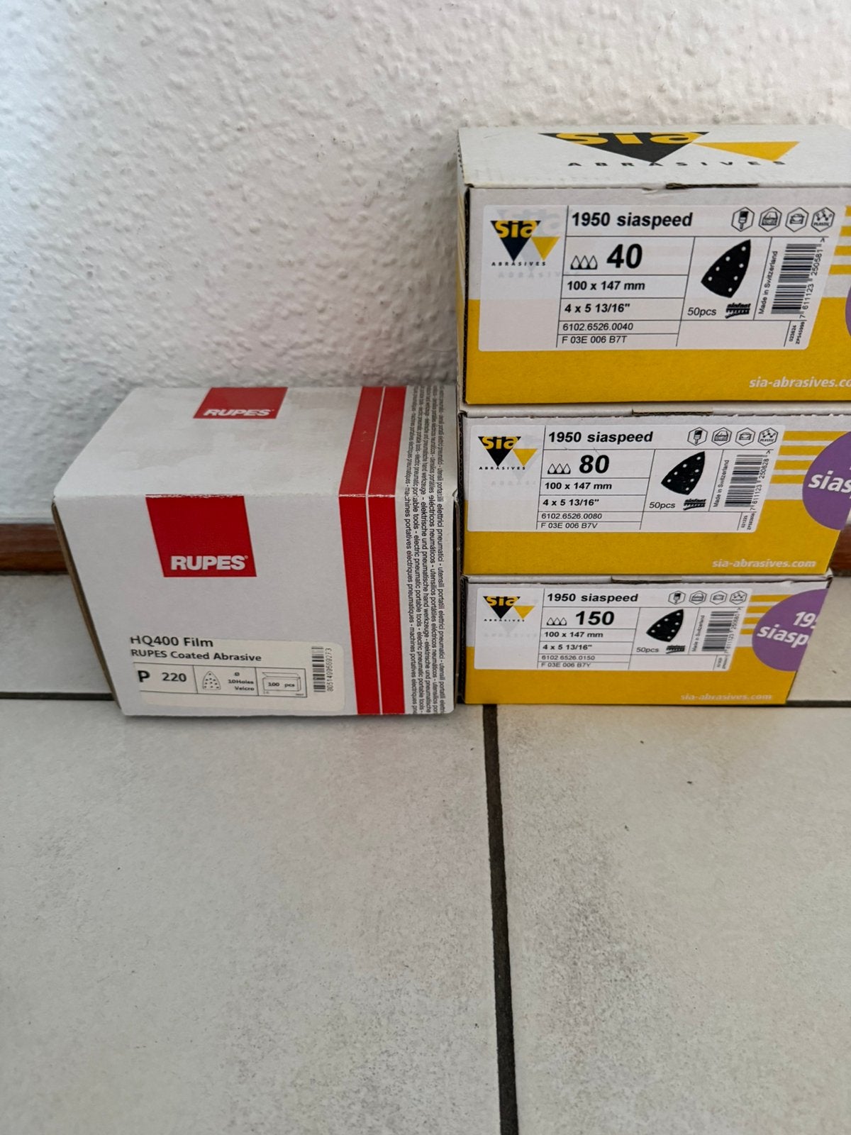 SIA Siaspeed Schuurpapier voor Delta, Doe-het-zelf en Verbouw, Gereedschap | Schuurmachines, Ophalen, Nieuw, Minder dan 600 watt