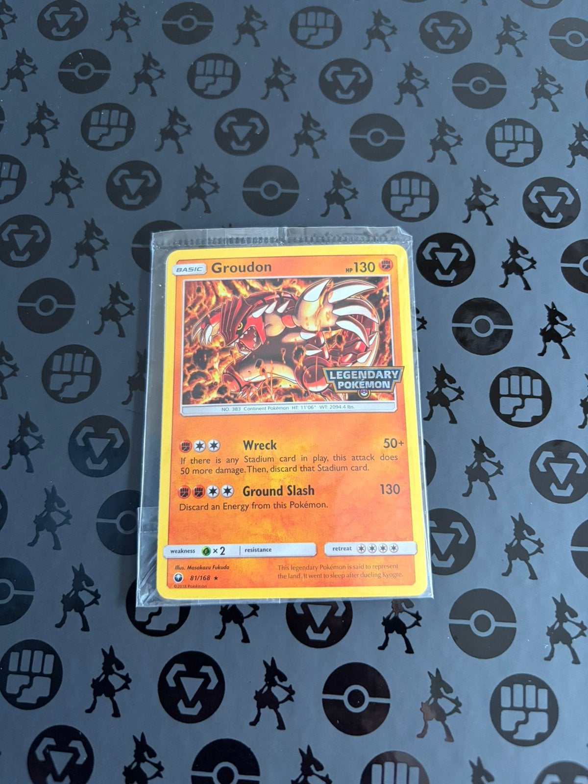 Groudon Legendary stamp Sealed Promo - Pokemon kaart, Ophalen, Zo goed als nieuw