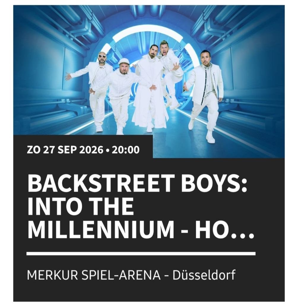 1 zitplaats voor Backstreet Boys: Into the Millennium 27 sep, Tickets en Kaartjes, Eén persoon