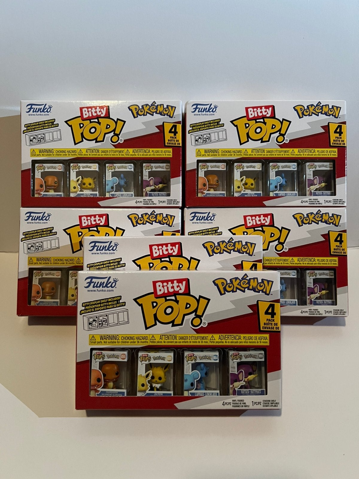 Funko Bitty POP! Figuren Pokémon Charmander 4-pack, Ophalen of Verzenden, Nieuw, Overige typen