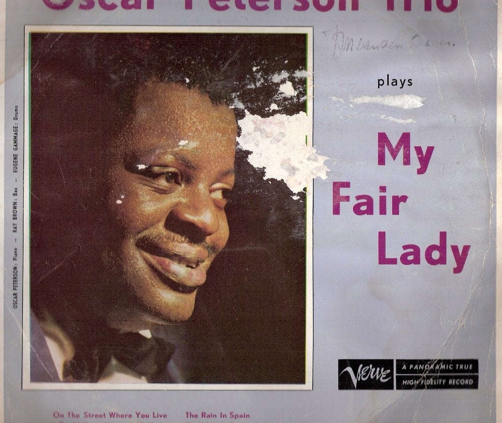 Oscar Peterson Trio Artone LP 25 cm My FAir LAdy, Cd's en Dvd's, Ophalen, LP, Gebruikt, Overige formaten