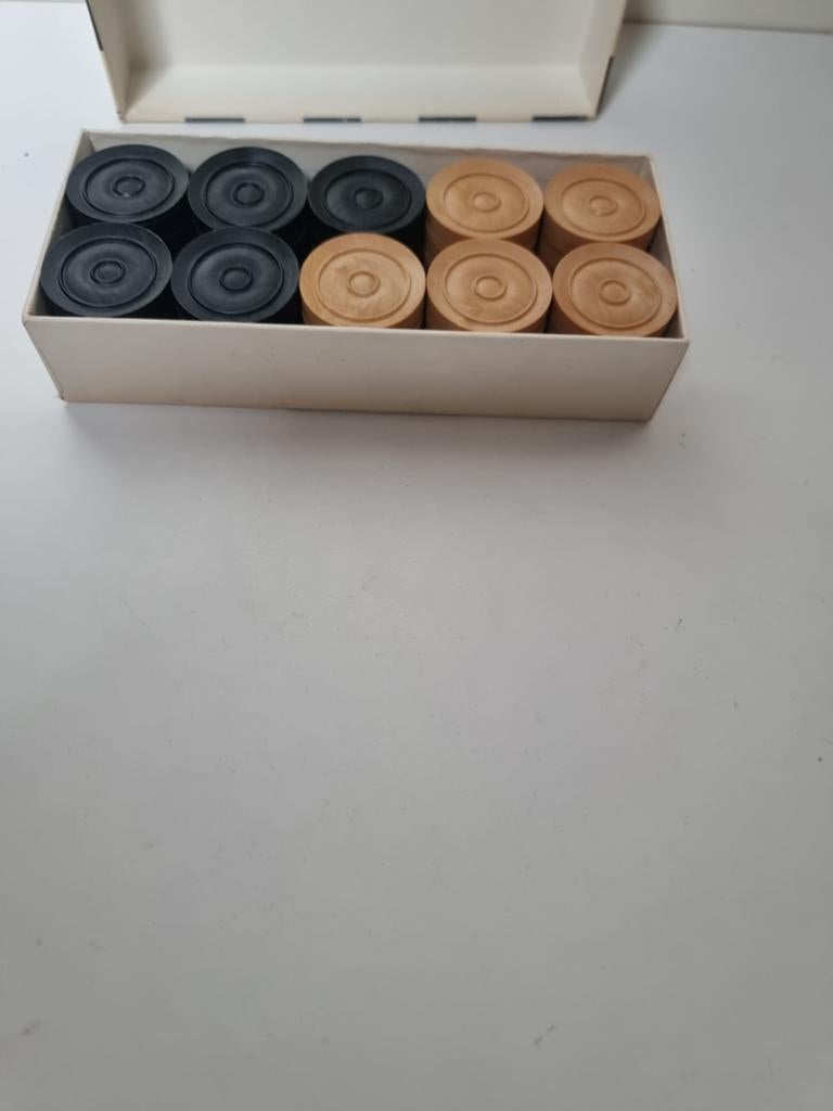 Vintage HEMA Damschijven 32mm - Zo goed als nieuw, Hobby en Vrije tijd, Gezelschapsspellen | Bordspellen, Een of twee spelers