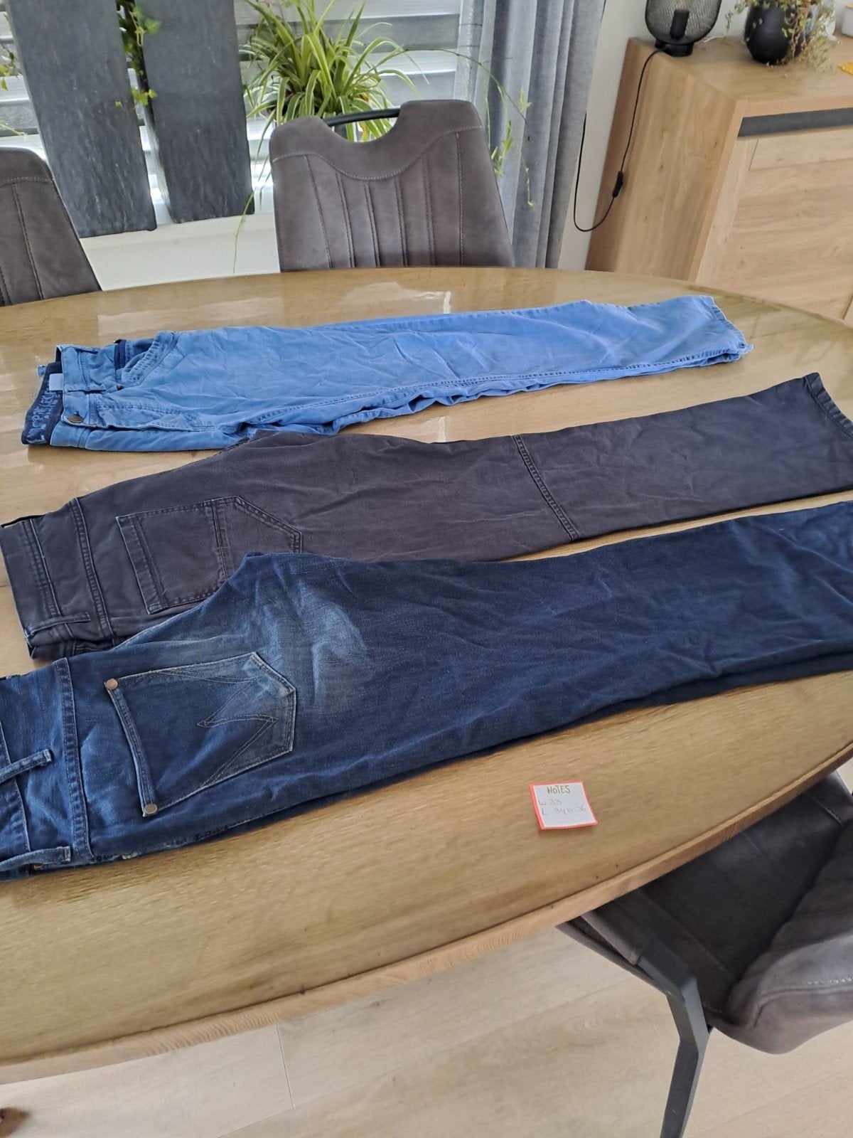3 Herenbroeken W33 L34-36, PME Legend, Wrangler, Blauw, Ophalen of Verzenden, W33 - W34 (confectie 48/50)