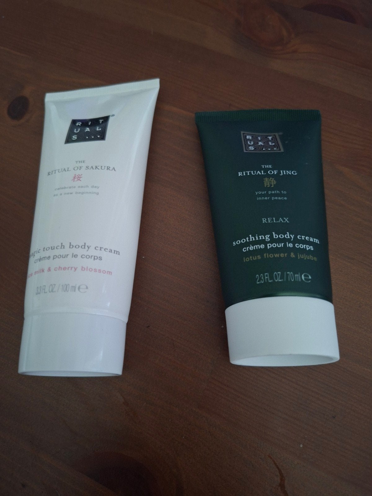 Rituals body cream. 70 en 100ml. Nieuw!, Ophalen of Verzenden, Nieuw, Gehele gezicht