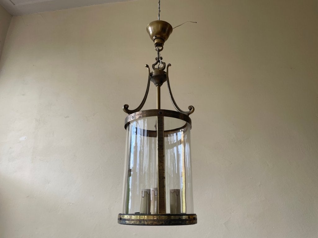 Hallamp Hallantaarn Lantaarn Lamp Frans, Antiek en Kunst, Ophalen of Verzenden