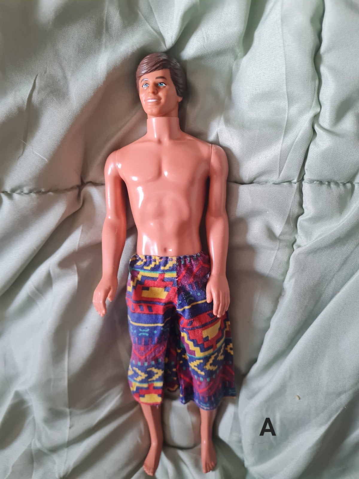 Vintage Ken Barbie pop uit 1968, Mattel Inc. Hong Kong, Ophalen of Verzenden, Zo goed als nieuw, Barbie