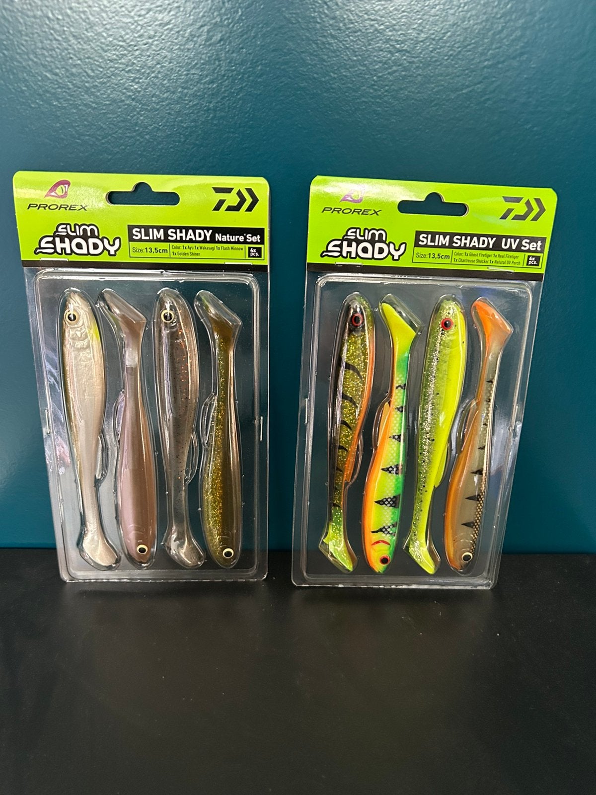 Daiwa Slim Prorex Slim shady 13,5cm 4pcs, D, Overige typen, Nieuw, Ophalen of Verzenden