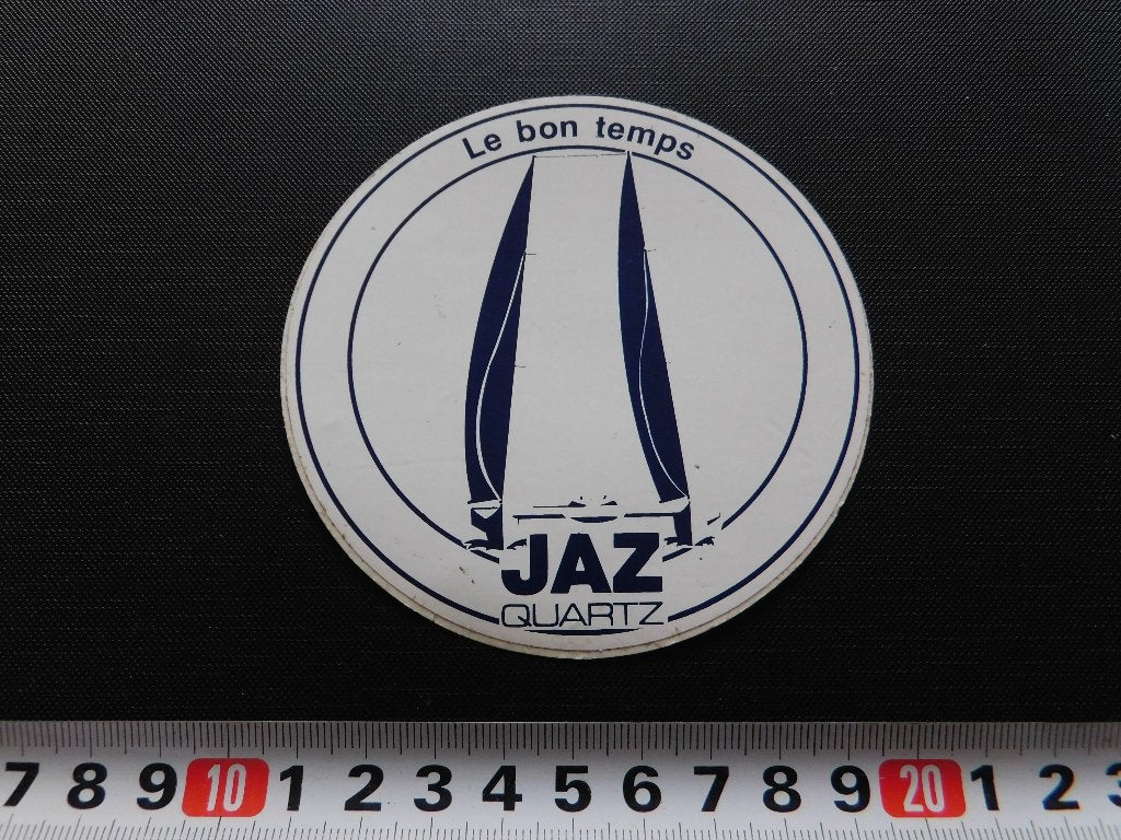 sticker Le bon temps JAZ quartz, Verzamelen, Stickers, Zo goed als nieuw, Ophalen