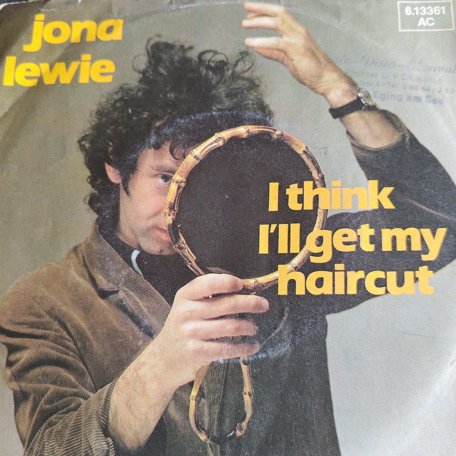 Jona Lewie - I Think I'll Get My Haircut (Single), Gebruikt, Originele persing, 7 inch, Single
