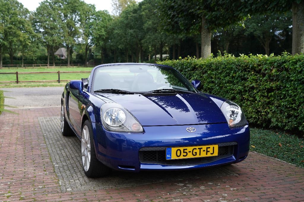 Toyota MR2 Cabriolet Turbo TTE 200 PK Unieke auto, USB, 4 cilinders, Cabriolet, Blauw