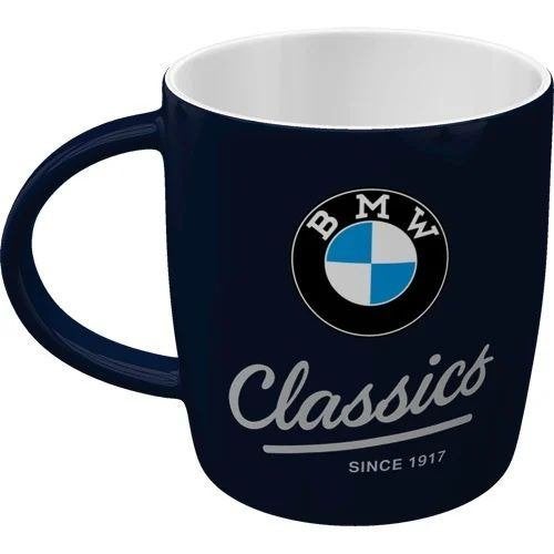 BMW Classics logo blauw reclame mok koffiebeker beker, Verzamelen, Ophalen of Verzenden, Nieuw, Auto's