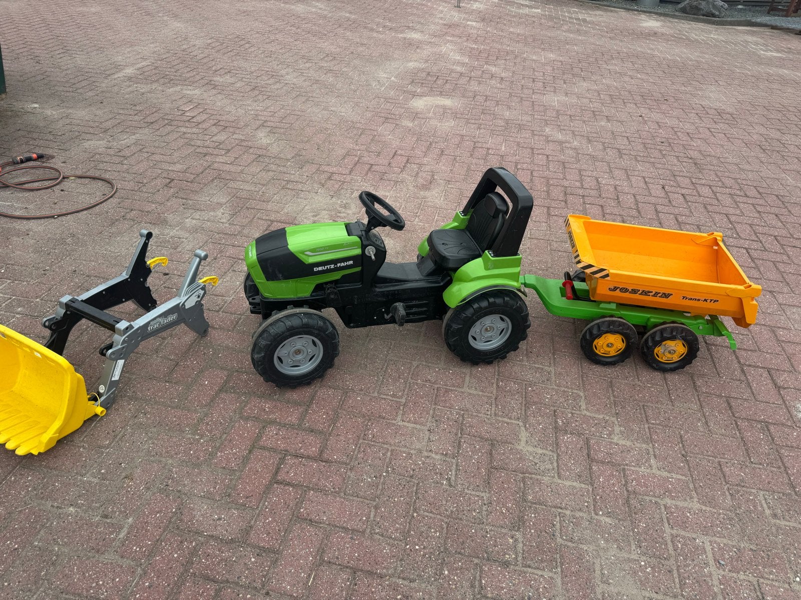 Deutz traptrekker met Joskin kipper en voorlader, Ophalen, Zo goed als nieuw, Trapvoertuig