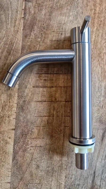 Design Koudwaterkraan RVS - Voor Badkamer & Camper, Ophalen of Verzenden, Nieuw, Rvs, Kraan