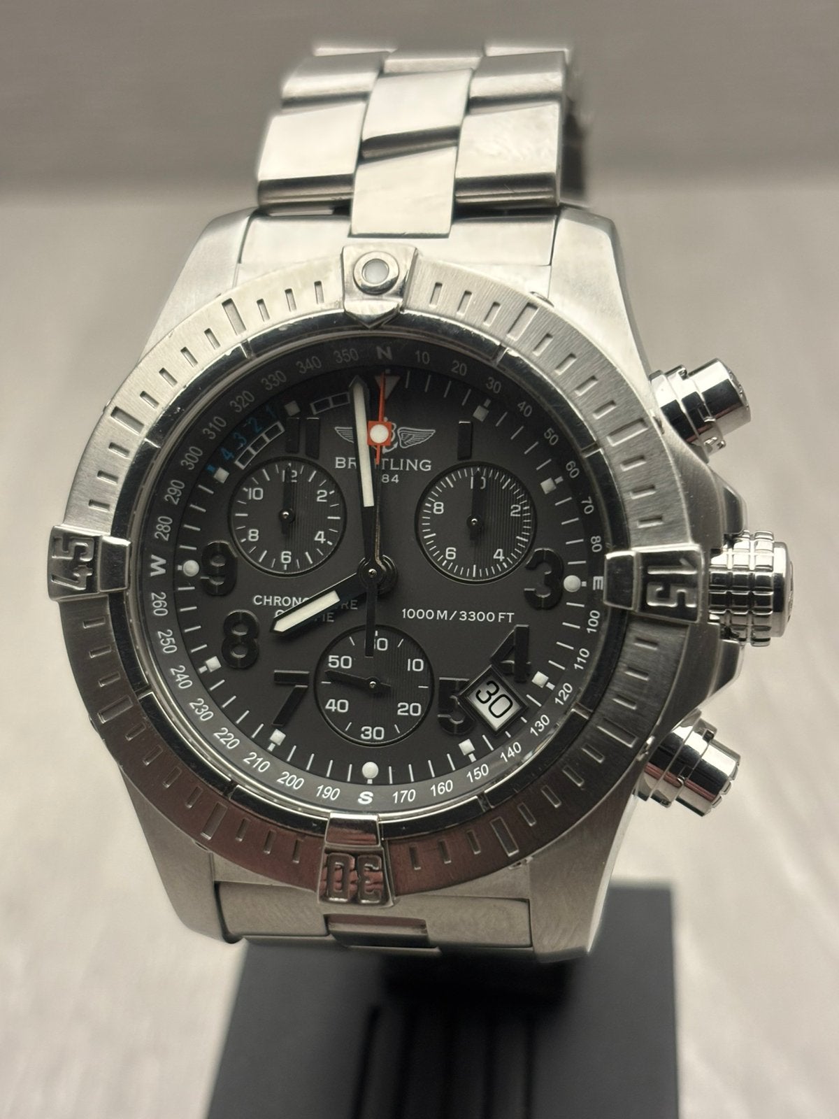 Breitling Avenger Seawolf., Ophalen of Verzenden, Gebruikt, Staal, Breitling