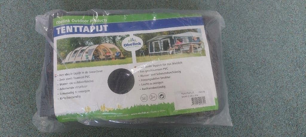 Tenttapijt en tapijtclips NIEUW en ongebruikt, Ophalen of Verzenden, Nieuw