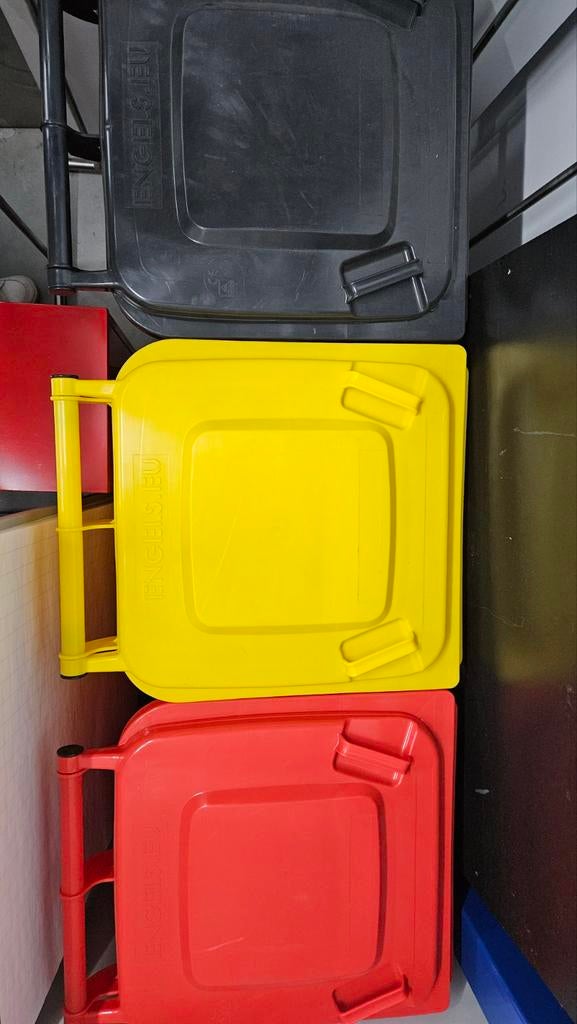 Te koop: 3x vuilcontainer (klein formaat, kunststof), Ophalen, Nieuw, Info@engels.eu, Engels Logistiek B.V.