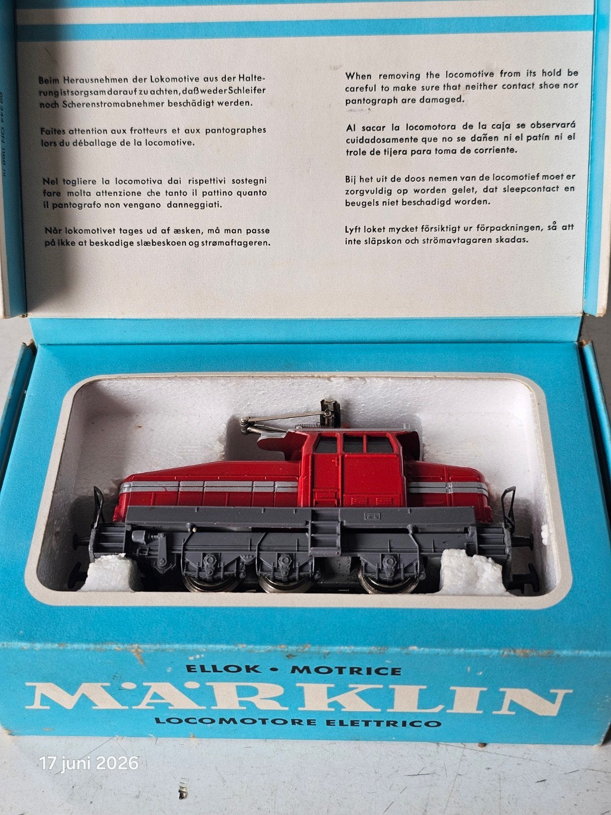 Märklin 3044 H0 elektrische locomotief z.g.a.n. in doos, Wisselstroom, Locomotief, Ophalen of Verzenden, Zo goed als nieuw
