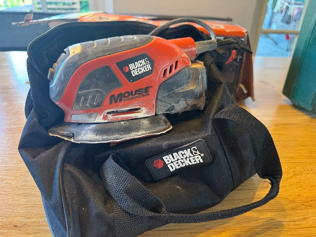 Black & Decker Mouse KA1000 Detailschuurmachine, Ophalen of Verzenden, Gebruikt, Minder dan 600 watt, Vlakschuurmachine