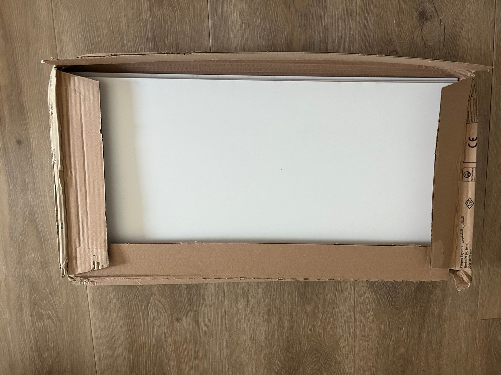 5 gerectificeerde wandtegels 30x60cm mat wit, Ophalen, Zo goed als nieuw, Mdf, 200 tot 250 cm