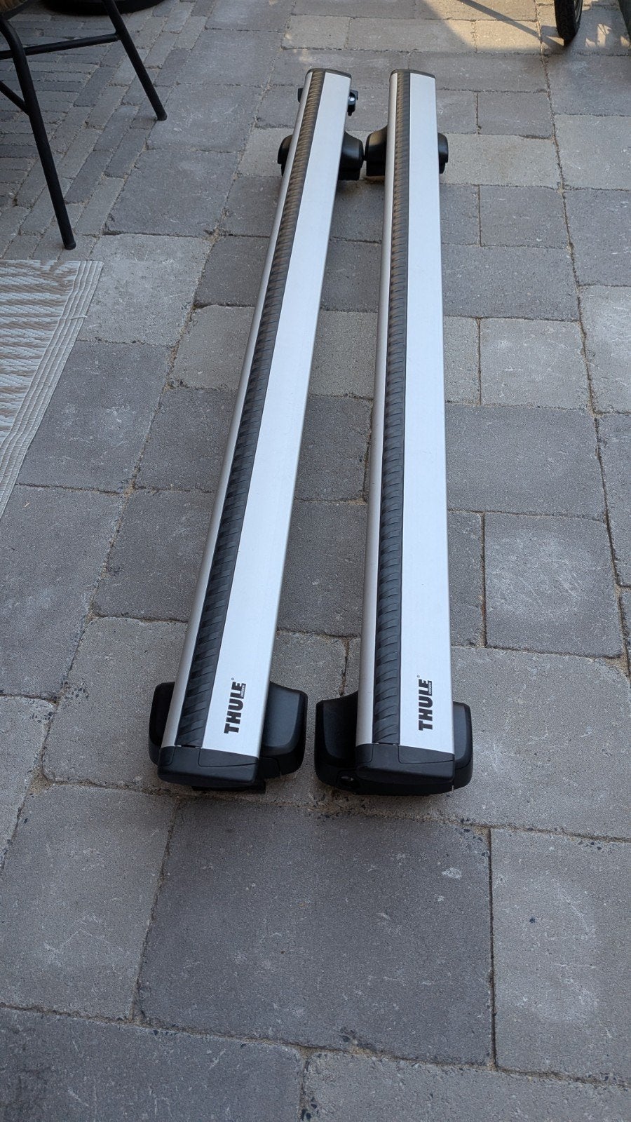 Thule 754 + kitset 1566 + Wingbar 969 - 1270mm, Auto diversen, Dakdragers, Ophalen, Gebruikt