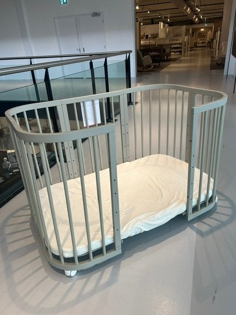 Waldin W2 Combibed 7‑in‑1 - Incl. Matras - Olive, Kinderen en Baby's, Ophalen, Zo goed als nieuw