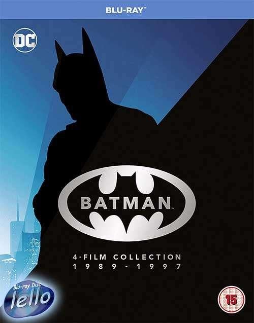 Blu-ray: Batman 1 - 4, Returns/Forever/and Robin, 4-disc UK, Cd's en Dvd's, Ophalen of Verzenden, Nieuw in verpakking, Actie