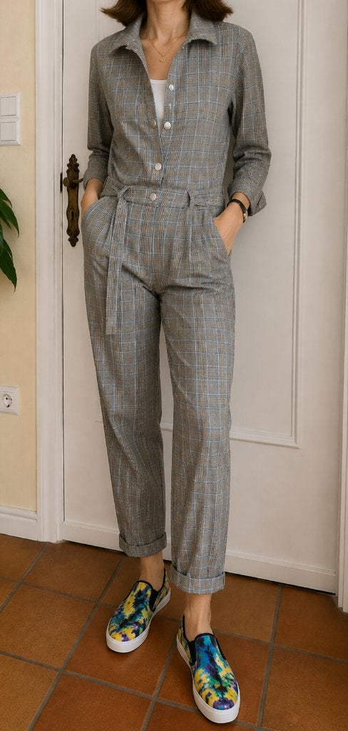 Cache Cache jumpsuit – maat 34, Ophalen of Verzenden, Zo goed als nieuw, Maat 34 (XS) of kleiner, Grijs