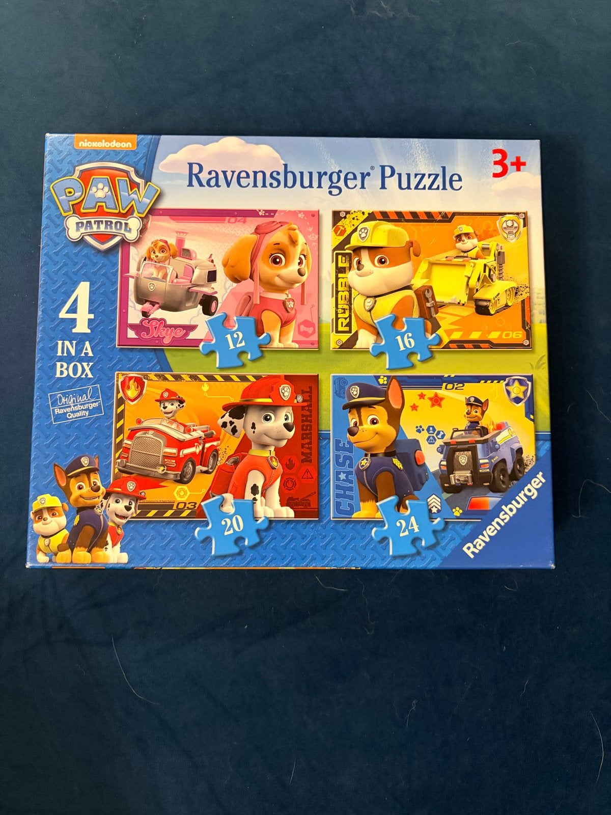 Ravensburger Paw Patrol Puzzel 4-in-1 (12, 16, 20, 24 stukje, Ophalen of Verzenden, 10 tot 50 stukjes, Zo goed als nieuw, 2 tot 4 jaar