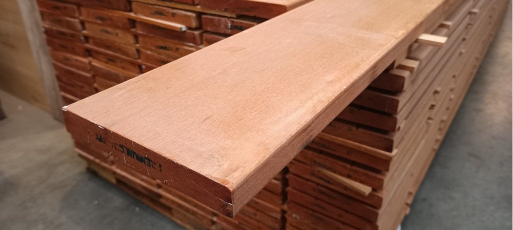 28X190mm Premium Kapur vlakke terras planken, Niet ingevuld, Niet ingevuld, Nieuw, Ophalen of Verzenden