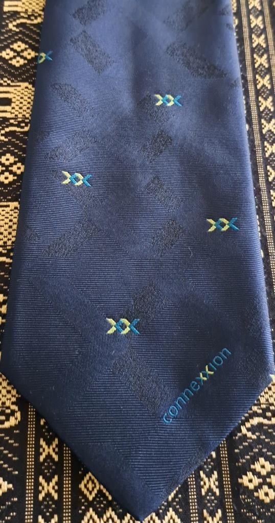 Connexxion clip stropdas Openbaar Vervoer Bus blauw, Ophalen of Verzenden, Nieuw, Gebruiksvoorwerp