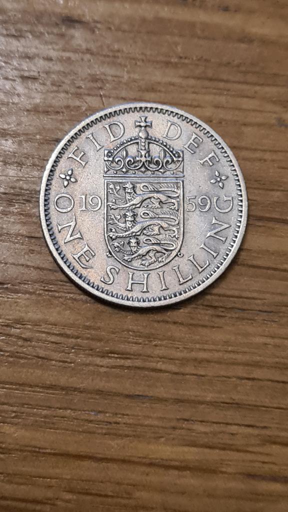 Verenigd Koninkrijk - 1 Shilling 1959 (Engels), Verzenden, Overige landen, Losse munt